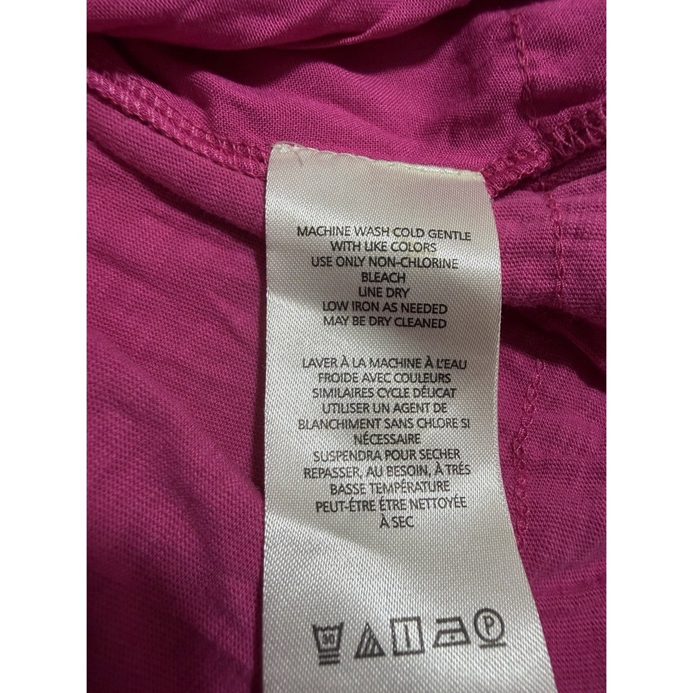 NWT Women's Anthropologie Smocked Flowy Peasant Top Hot Pink Small - Picture 7 of 9